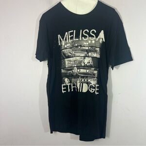 Melissa Etheridge Graphic T-Shirt Black Rock Concert Tour Tee unisex M